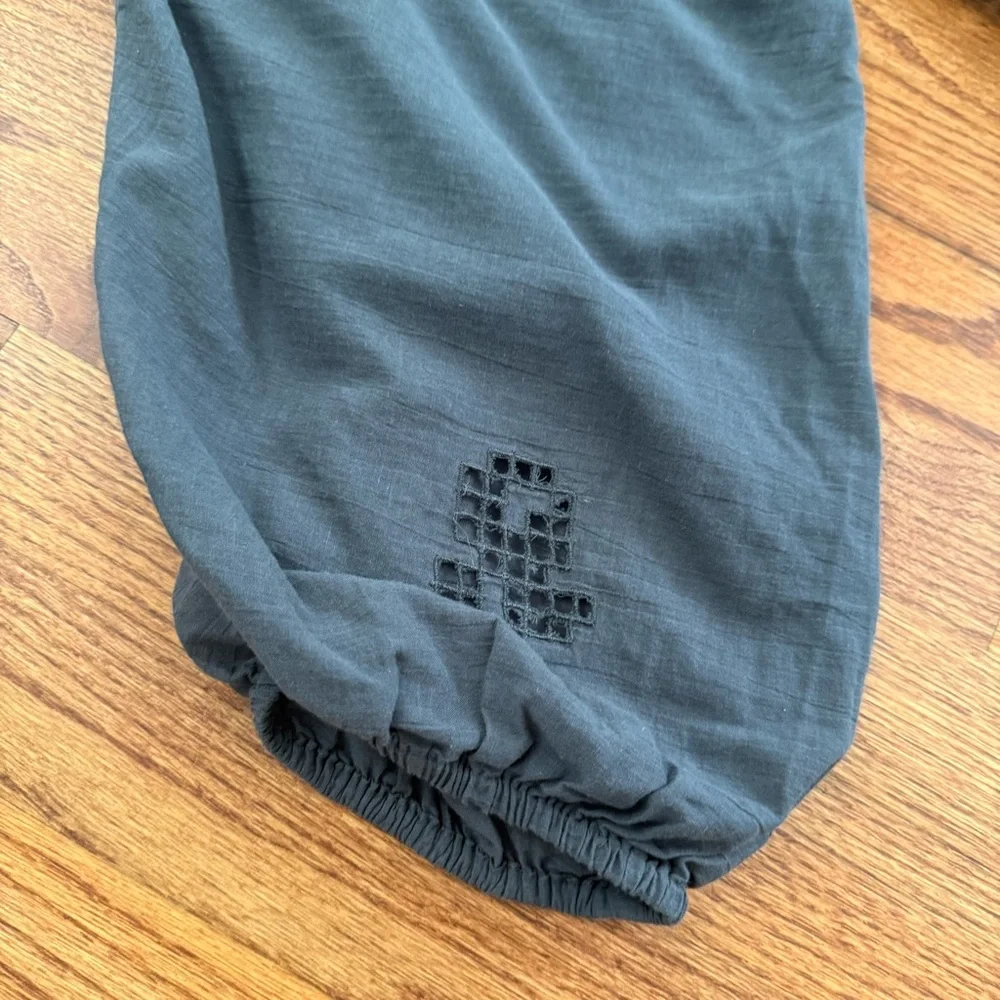 NWT Free People Tea Time Embroidered Dress in Charcoal size 4 - Picture 5 of 16